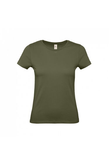 B&C Womens/Ladies #E150 T-Shirt - Urban Khaki