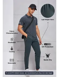 Men Solid Slim Fit Track Pants