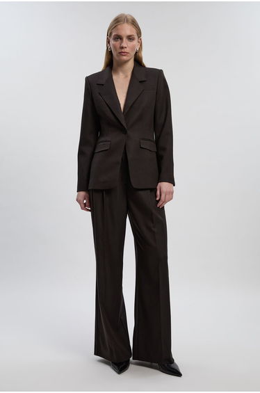 Tailored Marl Single Breasted Blazer