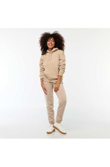 Plain hoodie BEIGE