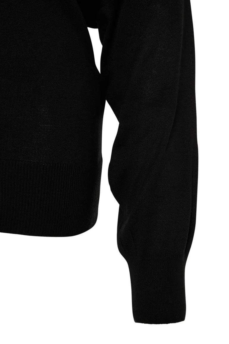 Plus Size Sweater - Black - Regular fit - 6