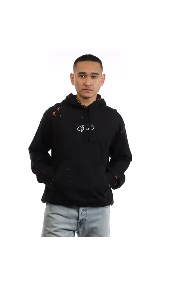 هودي ديزل أسود بأكمام طويلة