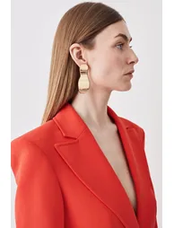 Clean Tailored Long Line Blazer - 2