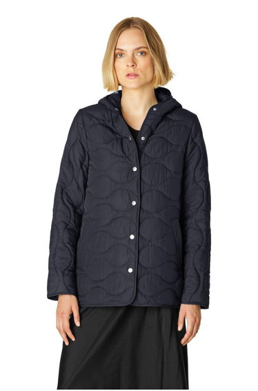 Ilse Jacobsen Short Quilt With Hood Navy