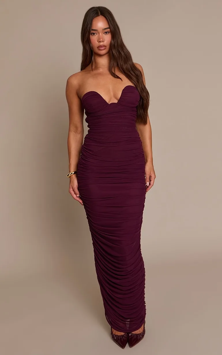 maxime metallic maxi dress Backless Metallic Silver Pleated Maxi Dress