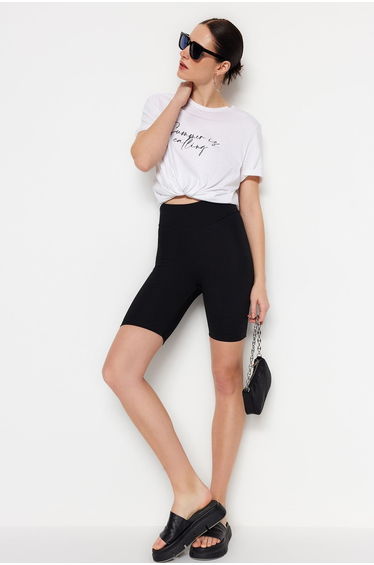 Leggings - Black - High Waist