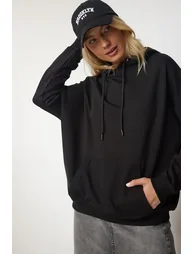 Happiness İStanbul Black Hoodie - 2