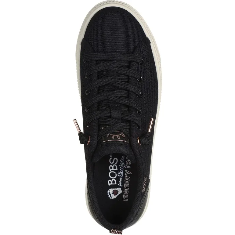 Skechers Womens/Ladies Bobs Copa Trainers - Black - 2