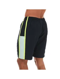 Men's Lacoste Colourblock Panels Lightweight Shorts in Blue - 1