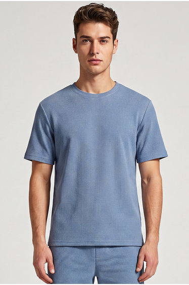 Relaxed Fit Texture T Shirt