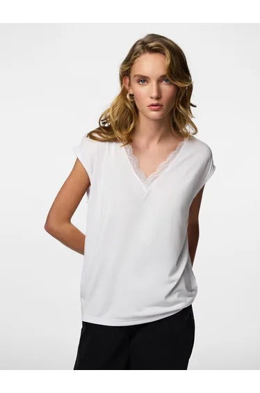 Short-Sleeved V-Neck T-Shirt