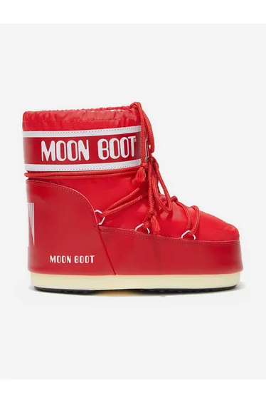 Girls Icon Low Boots in Red
