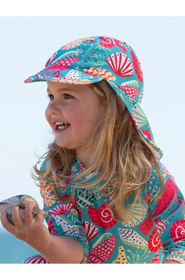 Shell seeker beach hat