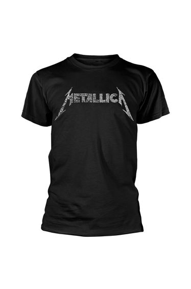Metallica 40th Anniversary Songs Logo T-Shirt - Black