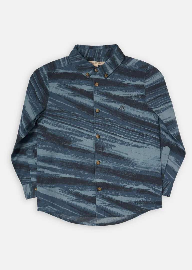 Silas blue Brustroke Shirt