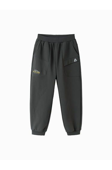Boys' Jogger Pants with Front Printed Detail