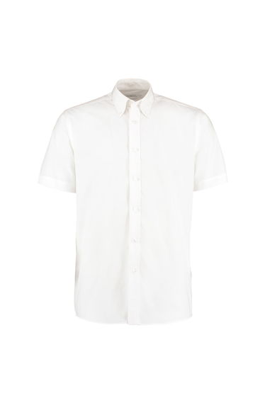 Kustom Kit Mens Workforce Classic Short-Sleeved Shirt - White