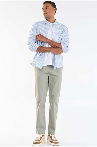 Twill Chino Trousers GREEN