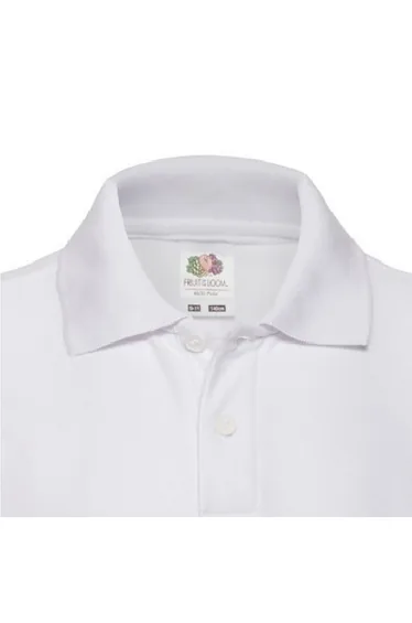 بلوزة بولو أطفال - أبيض 