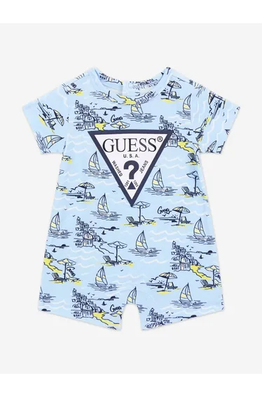 أفرول قصير أطفال ولادي لون أزرق