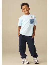 Beano Blue Joke Pocket T-Shirt