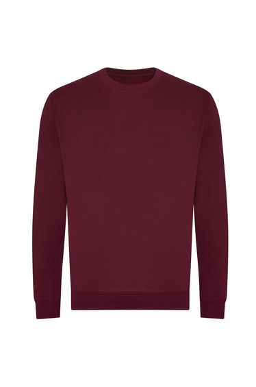 Awdis Unisex Adult Organic Sweatshirt - Burgundy