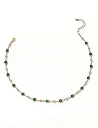 Embellished Link Necklace - 2