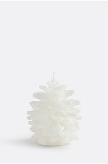 Caspar Wax Candle in Pine Cone Shape H9.5cm