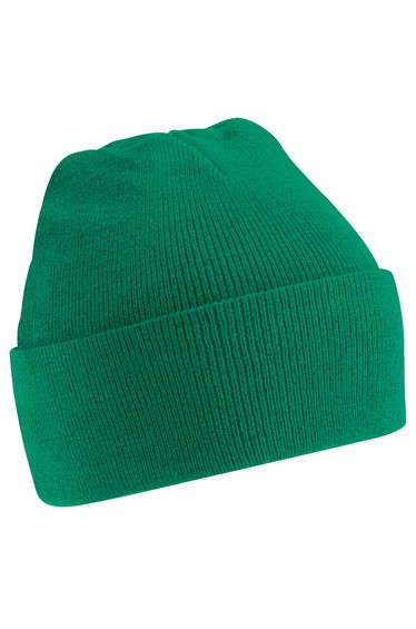 Beechfield Soft Feel Knitted Winter Hat - Kelly Green