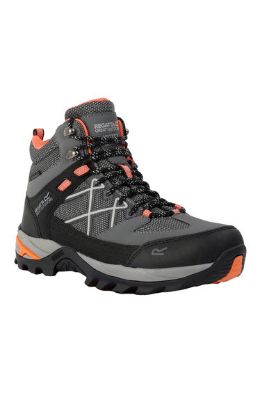 Regatta Womens/Ladies Samaris III Walking Boots - Dark Steel/Satsuma