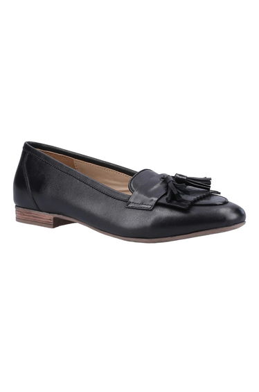 Hush Puppies Womens/Ladies Marissa Leather Tassel Loafers - Black