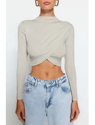 top - Beige - Slim fit - 2