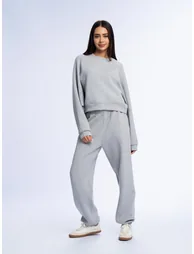 Crewneck Sweatshirt - GREY MELANGE - 1