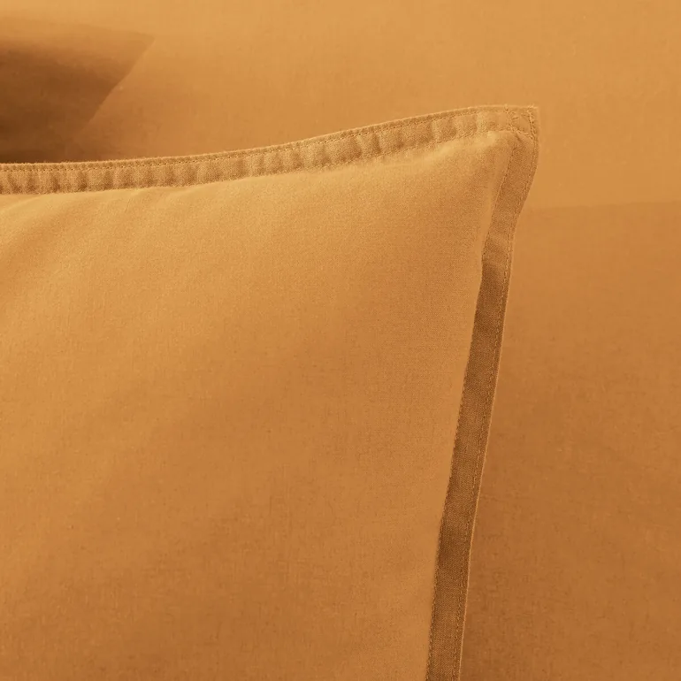 Scenario Plain 100% Washed Cotton Pillowcase - 3