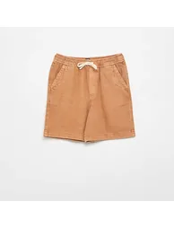 Twill Bermuda Shorts BROWN