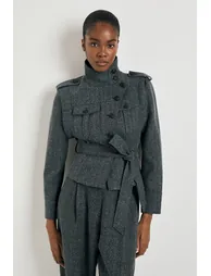 Boucle Military Tailored Jacket - 1