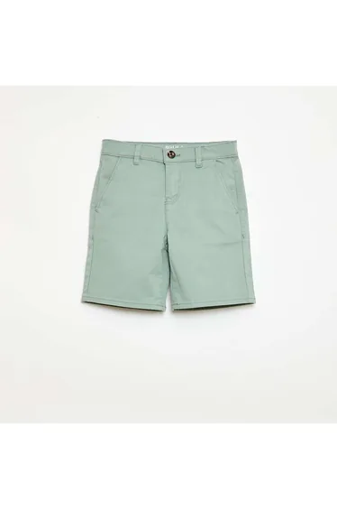 Twill Chino Bermuda Shorts BLUE