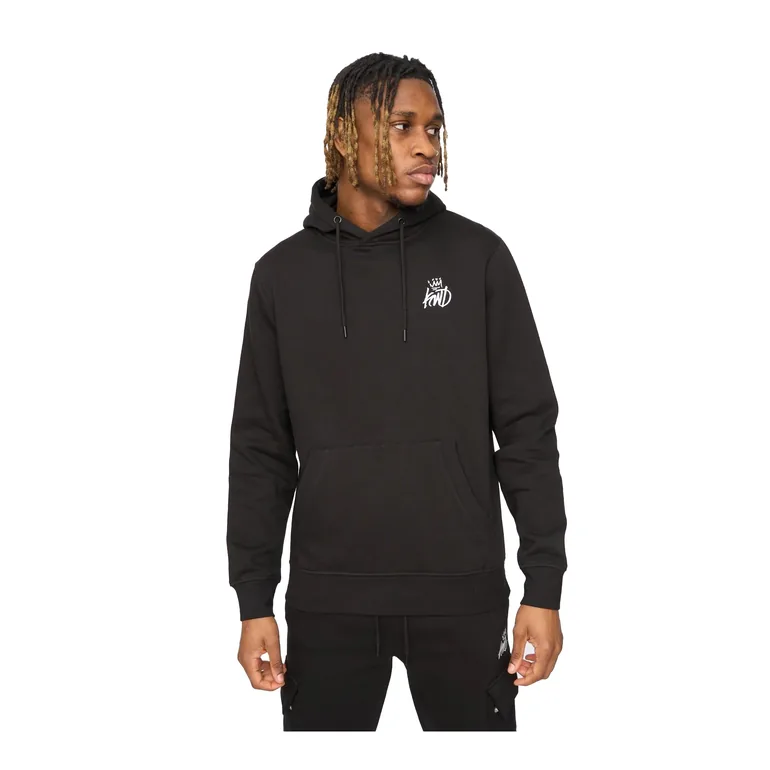 Kings Will Dream Mens Crosby Cotton Blend Hoodie - Black