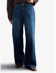 Maca Wide-Leg Cotton Jeans - 2
