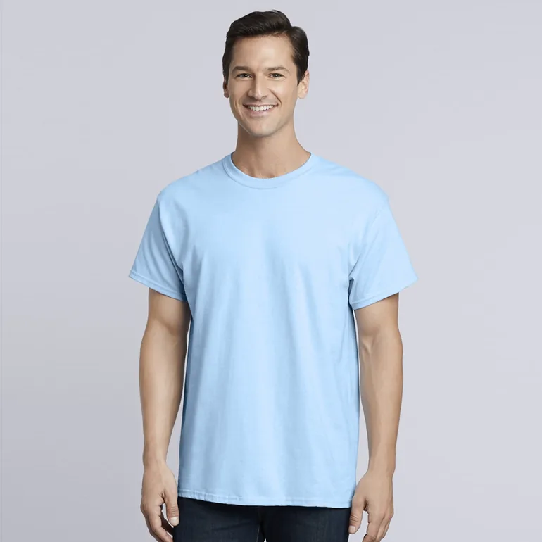 Jerzees Colours Mens Classic Short Sleeve T-Shirt - Sky Blue - 1