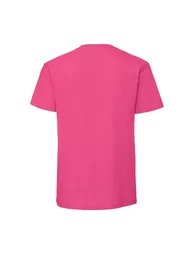 Fruit Of The Loom Mens Iconic 195 Ringspun Premium Tshirt - Fuchsia - 1