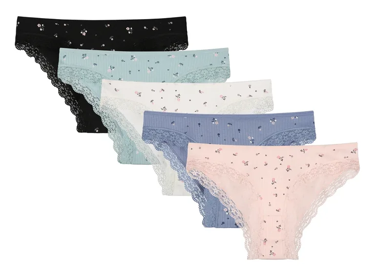 5-Pack Donella Women's Panties - Cotton
