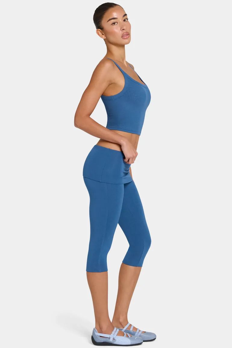 ButterCloud™ Capri Leggings in Marine - 2