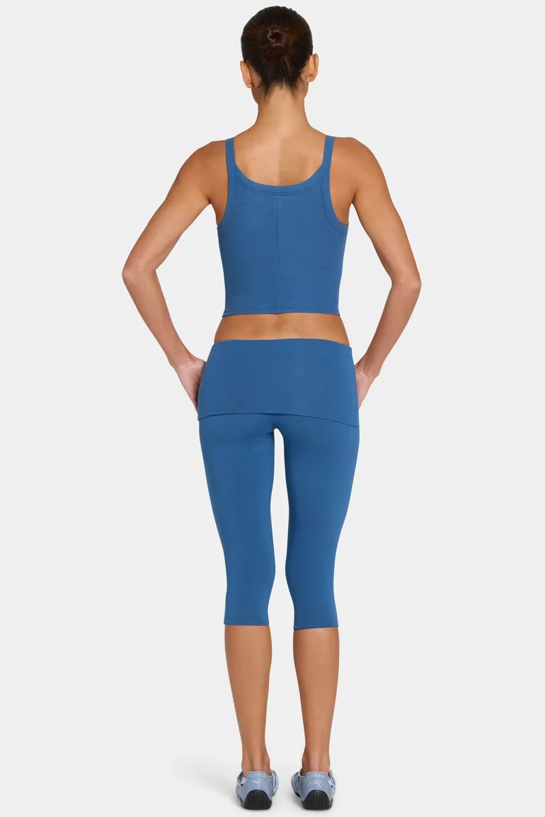 ButterCloud™ Capri Leggings in Marine - 5