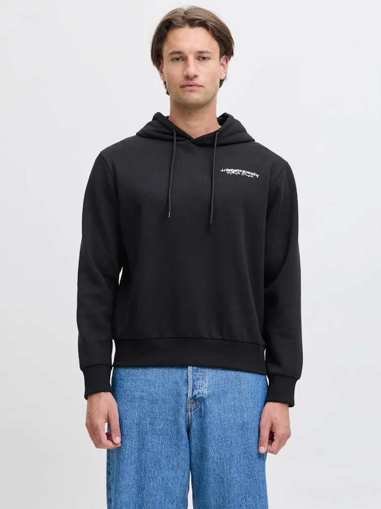 JREBZACK Minimal Print Hoodie