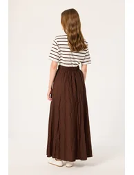 CRUSH-TEXTURED MAXI SKIRT - 2