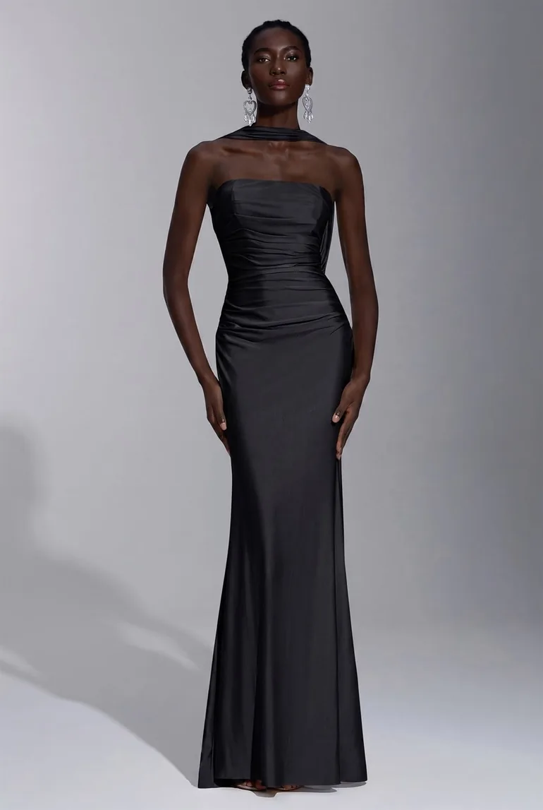 Elara Strapless Dress - 2