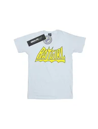 DC Comics Girls Batgirl Logo Cotton T-Shirt - White