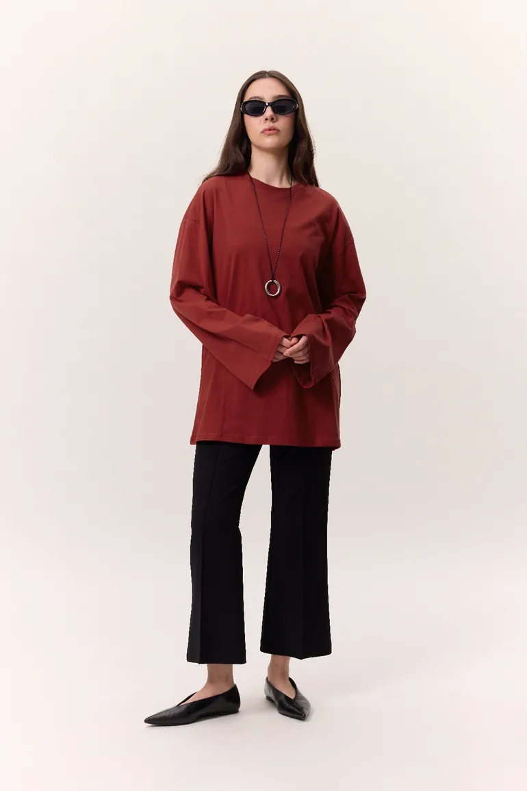 WIDE SLEEVE OVERSIZE TSHIRT - 5