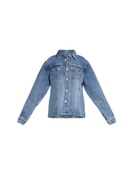 Vintage Oversized Denim Shirt - 4
